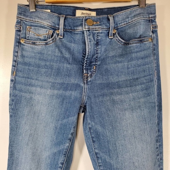 Revtown Skinny Fit Jeans Decade Denim Dark Wash Blue Size 28 Tall - Picture 2 of 11